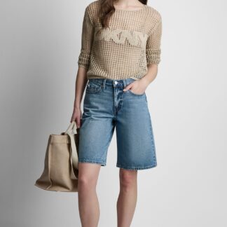 MID-RISE RELAXED DENIM SHORT