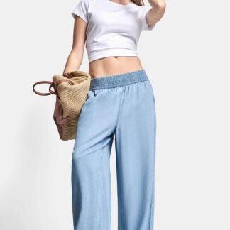 WIDE LEG PULL-ON PANT