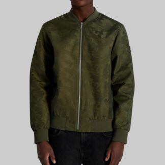 CAMO BOMBER JACKET