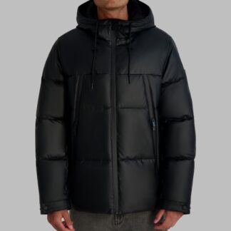 MID WEIGHT HOODED PUFFER WITH POCKETS
