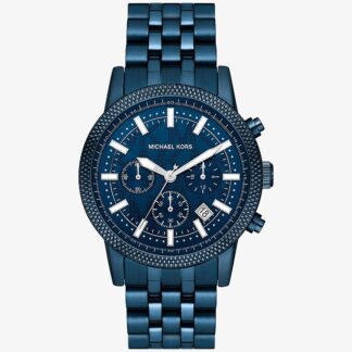 Oversized Hutton Blue Tone Watch