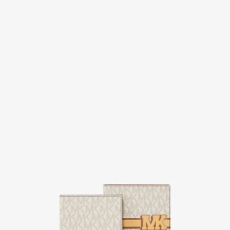 Cooper Striped Signature Logo Billfold Wallet With Passcase