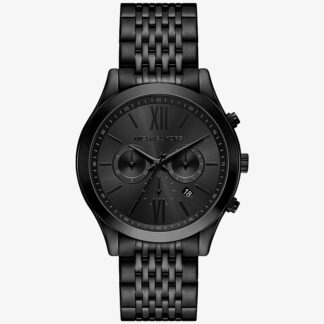 Oversized Aspyn Black Tone Watch