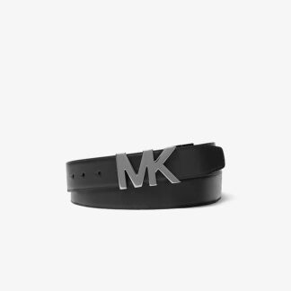 Reversible Signature Logo And Leather Belt