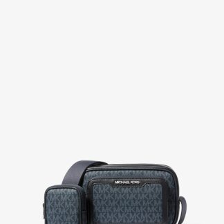 Cooper Signature Logo Camera Crossbody Bag With Pouch