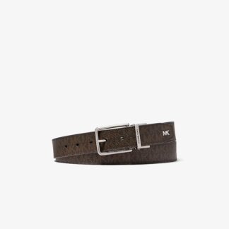 Reversible Logo And Leather Belt